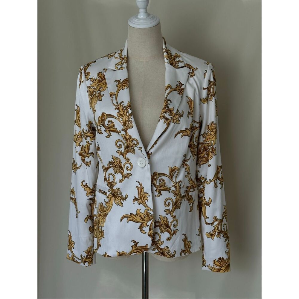 Sweet Rain Printed Blazer (Size M)